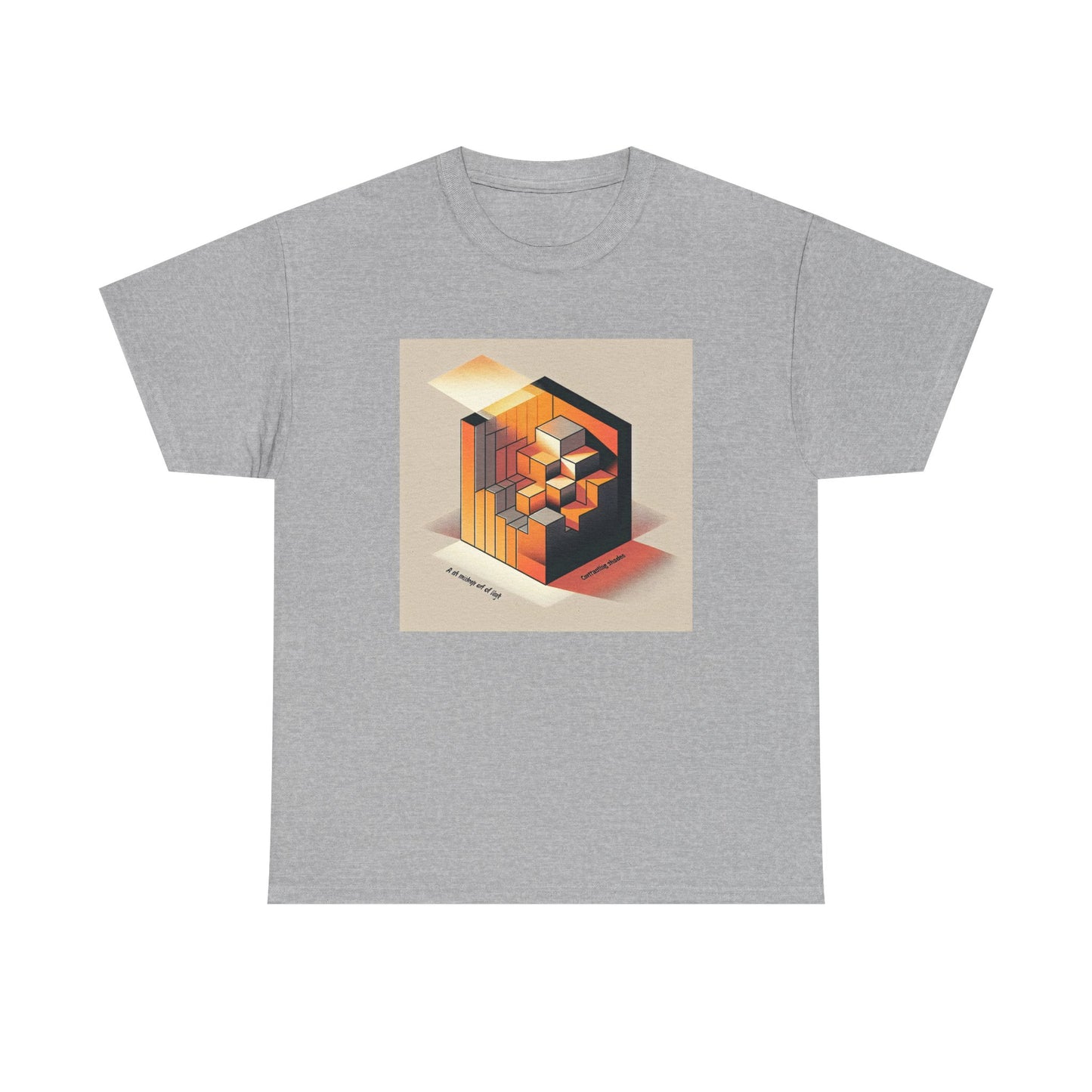 Step Up in Style: 3D Staircase Tee T-Shirt