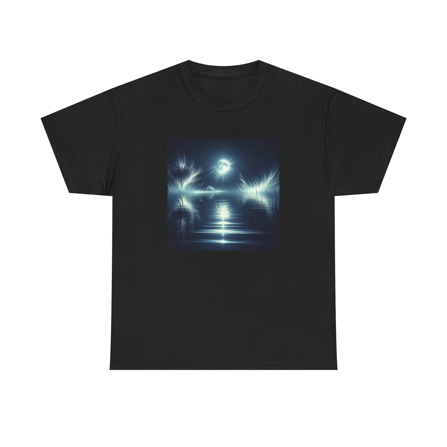 Ghostly Gleams: Moonlit Magic on Midnight Waves T-Shirt