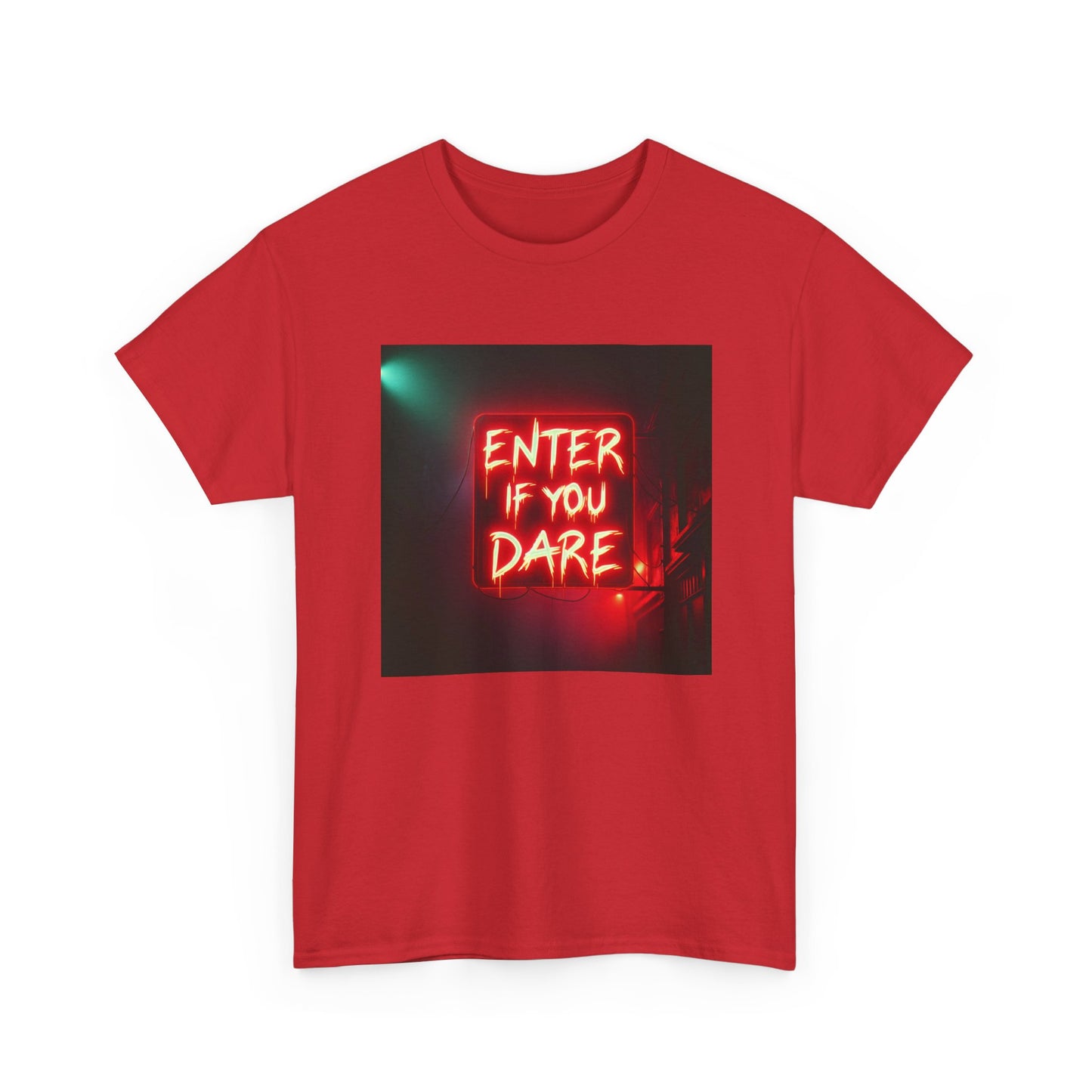 Dare to Enter: Neon Nightmare Awaits You T-Shirt