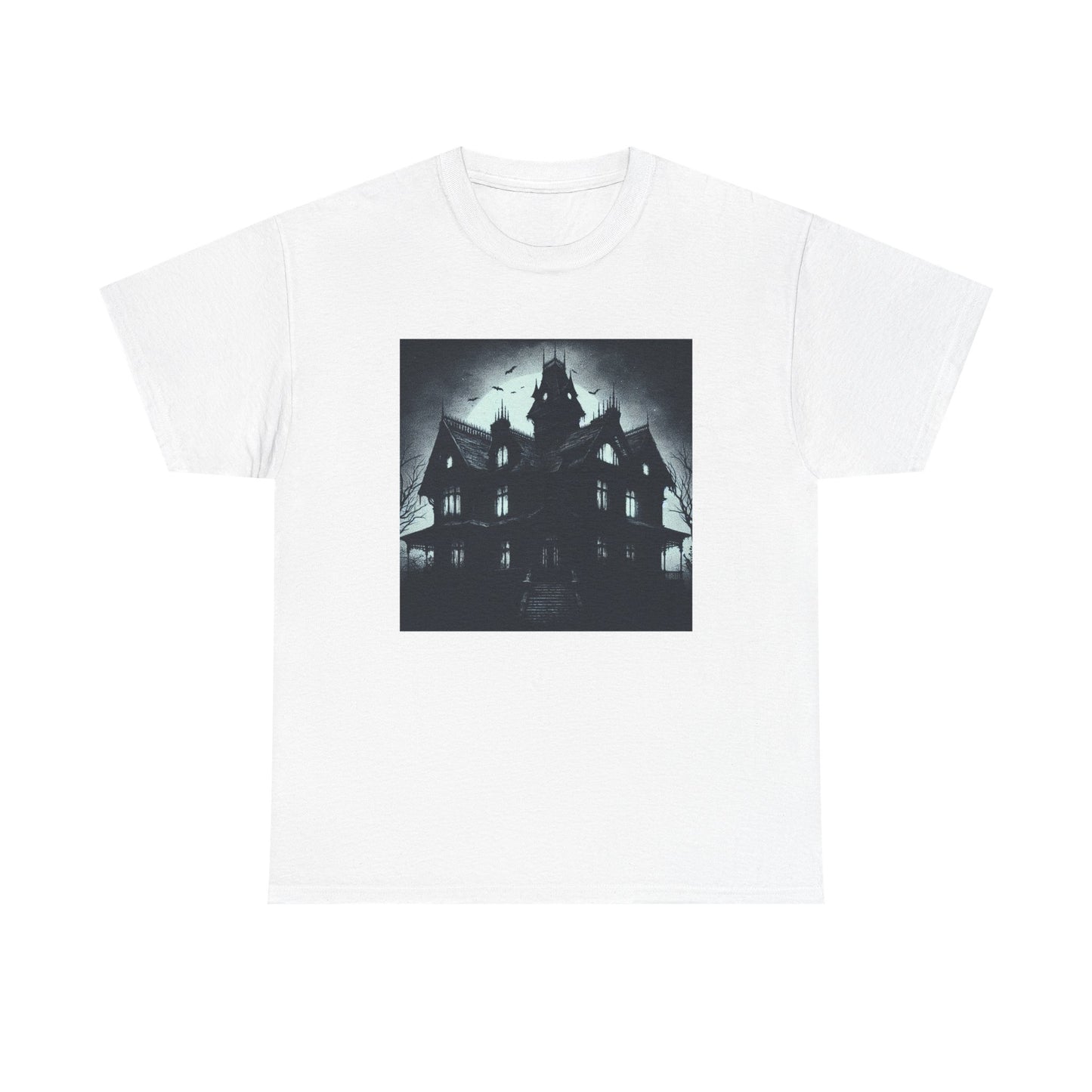 Haunted Glow: Eerie Lights in the Gloom T-Shirt