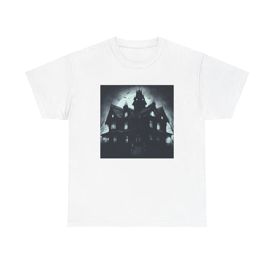 Haunted Glow: Eerie Lights in the Gloom T-Shirt