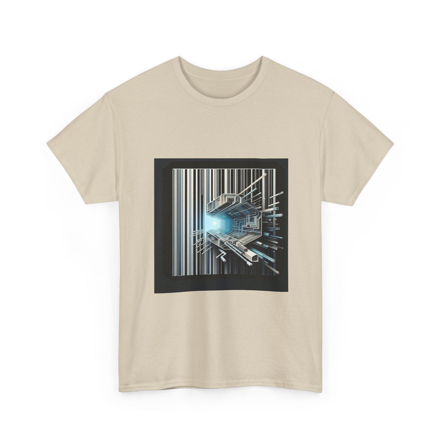 Decode the Future: Hidden Truth in Stripes T-Shirt