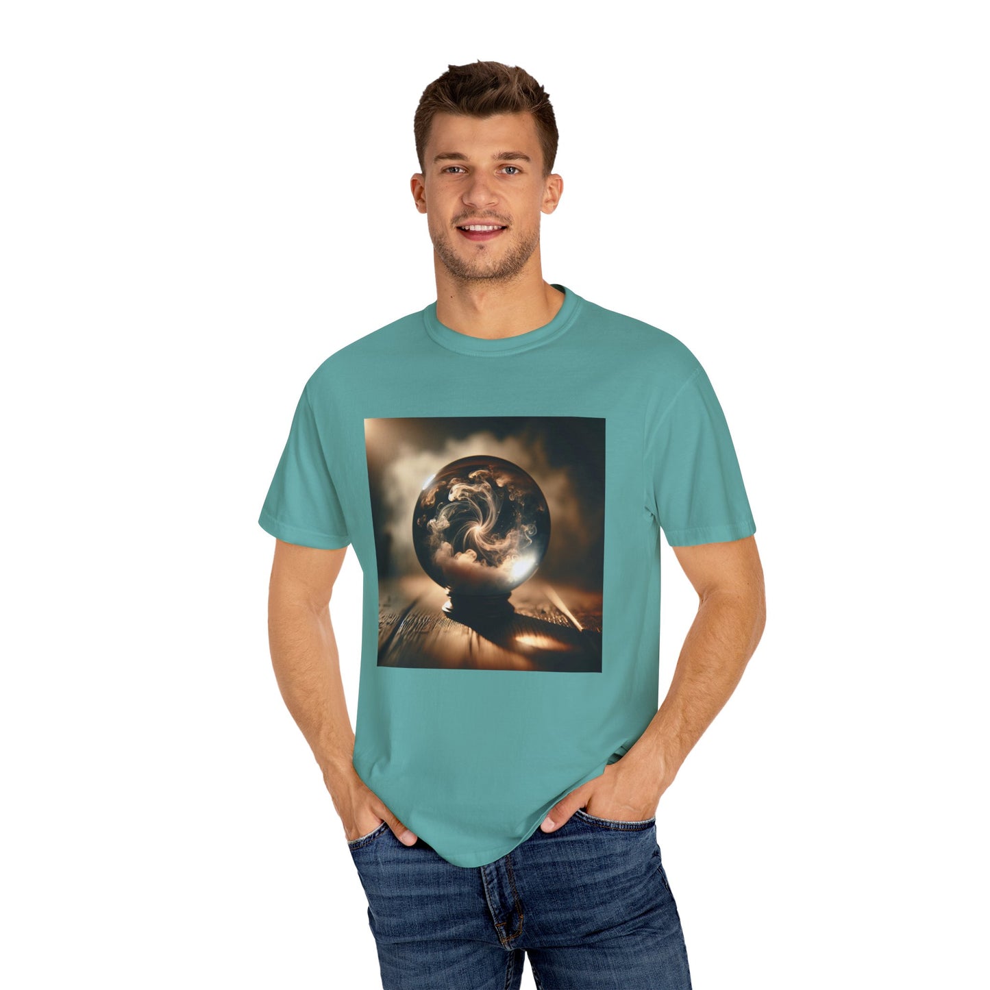 Enchanted Glimpse: Mystical Visions Swirling Within T-Shirt