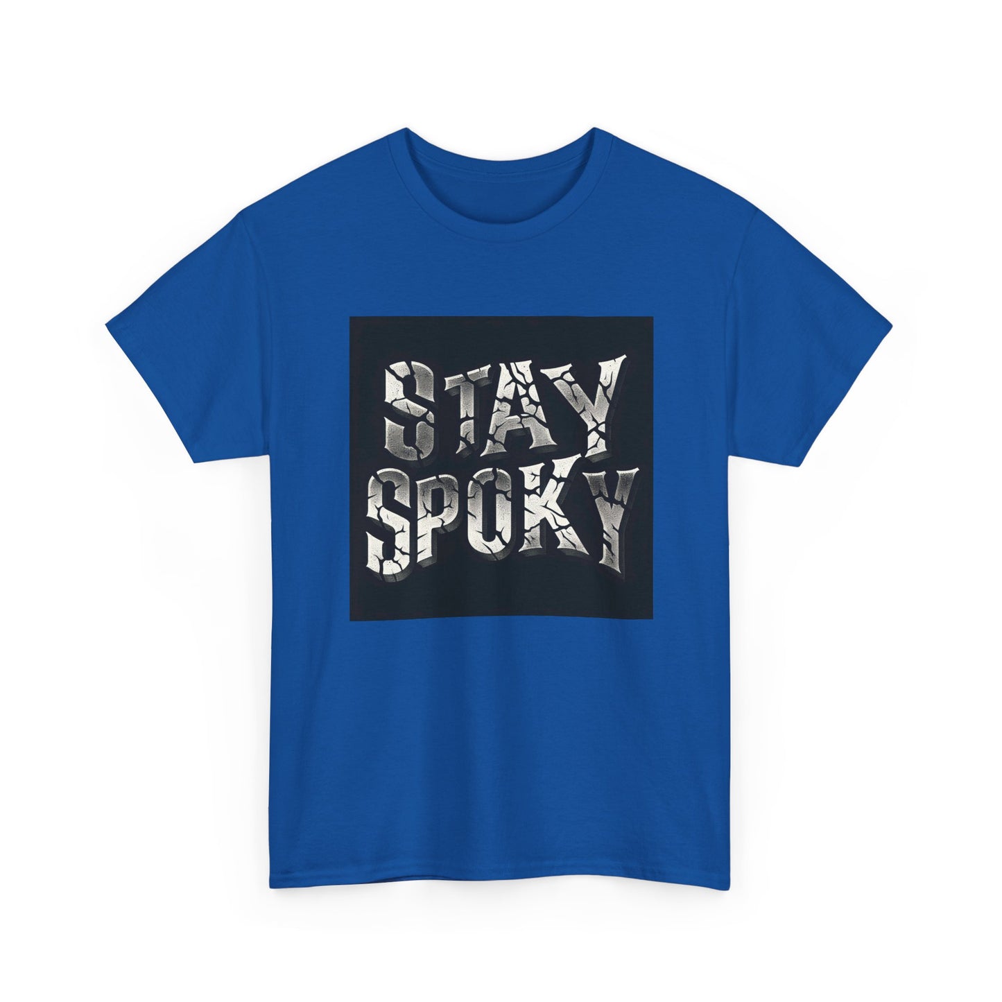 Stay Spooky: Cracked Stone Vibes in Style! T-Shirt