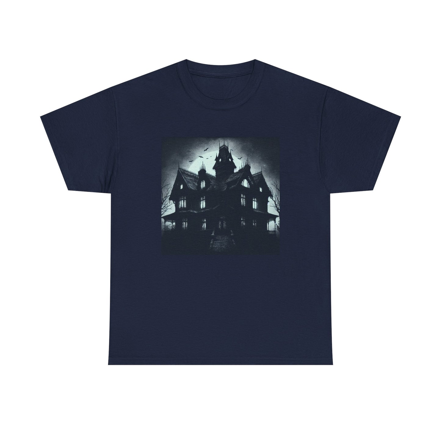 Haunted Glow: Eerie Lights in the Gloom T-Shirt