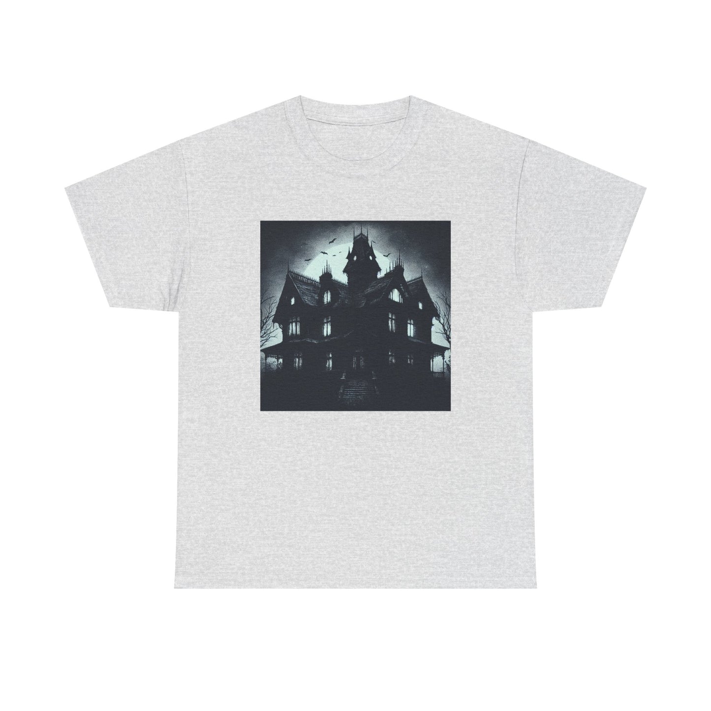 Haunted Glow: Eerie Lights in the Gloom T-Shirt