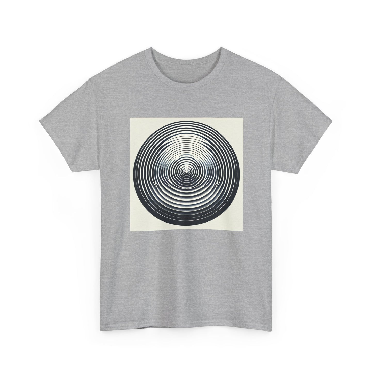 Depth Defying: Dive into the Concentric Illusion T-Shirt