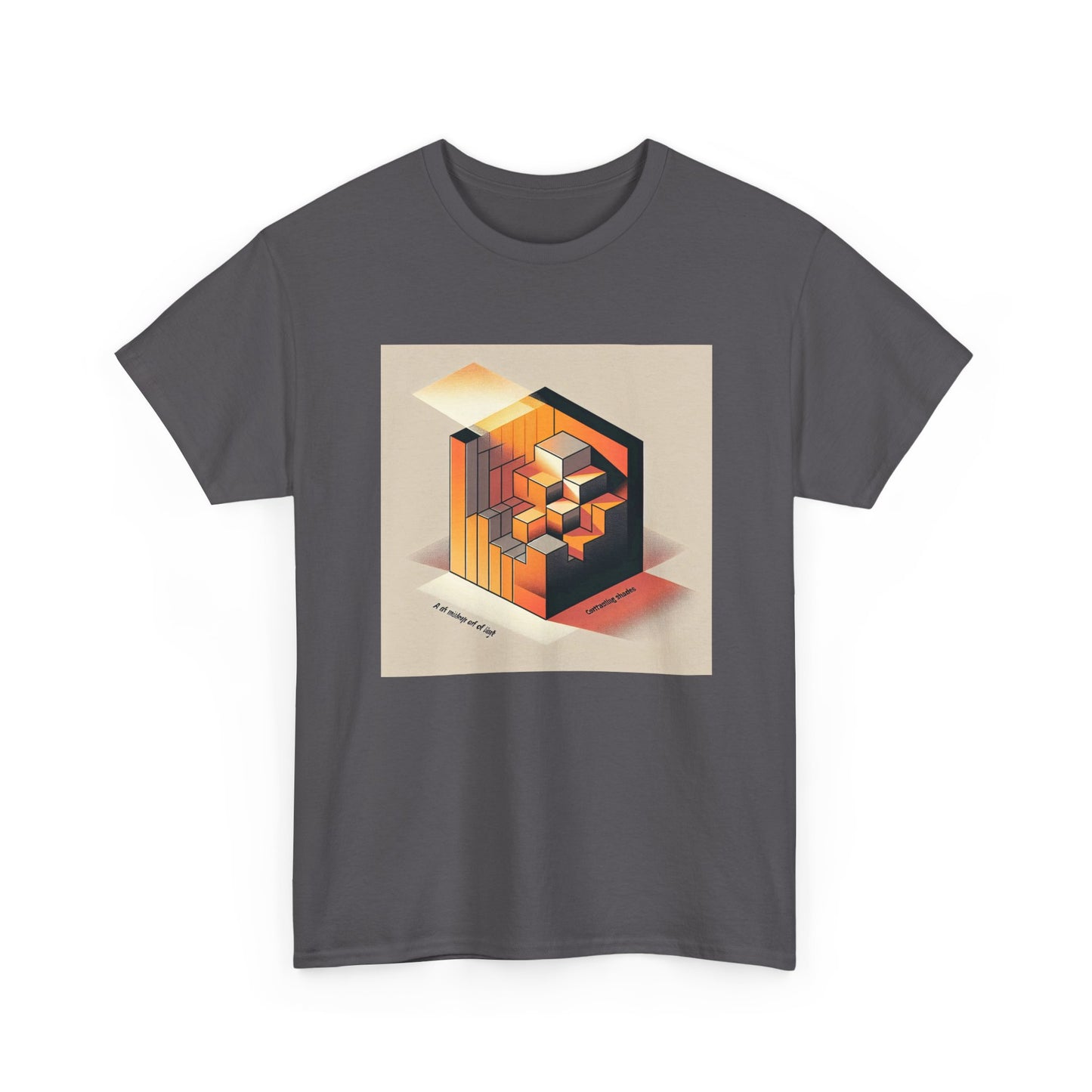 Step Up in Style: 3D Staircase Tee T-Shirt