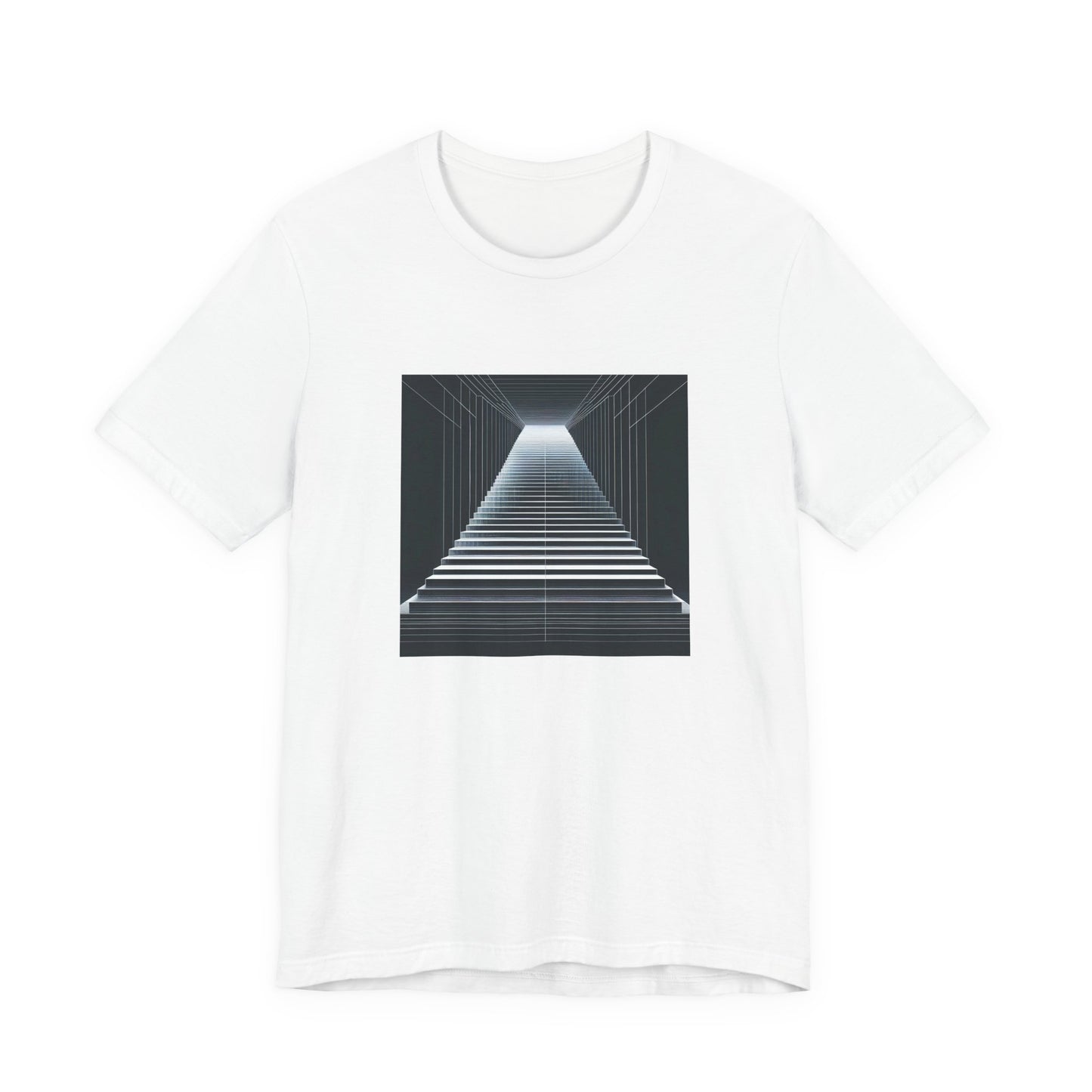 Steps into the Abyss: Vector Darkness Unveiled T-Shirt