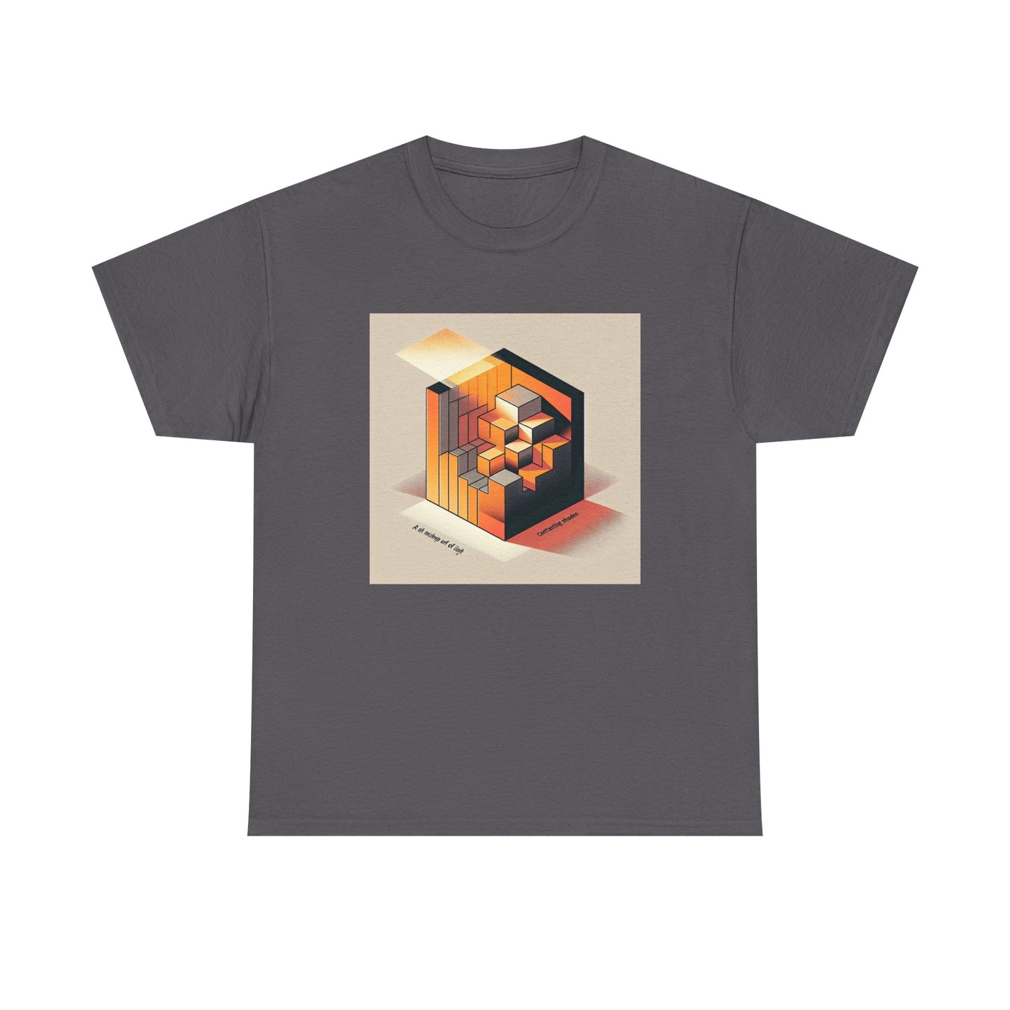 Step Up in Style: 3D Staircase Tee T-Shirt