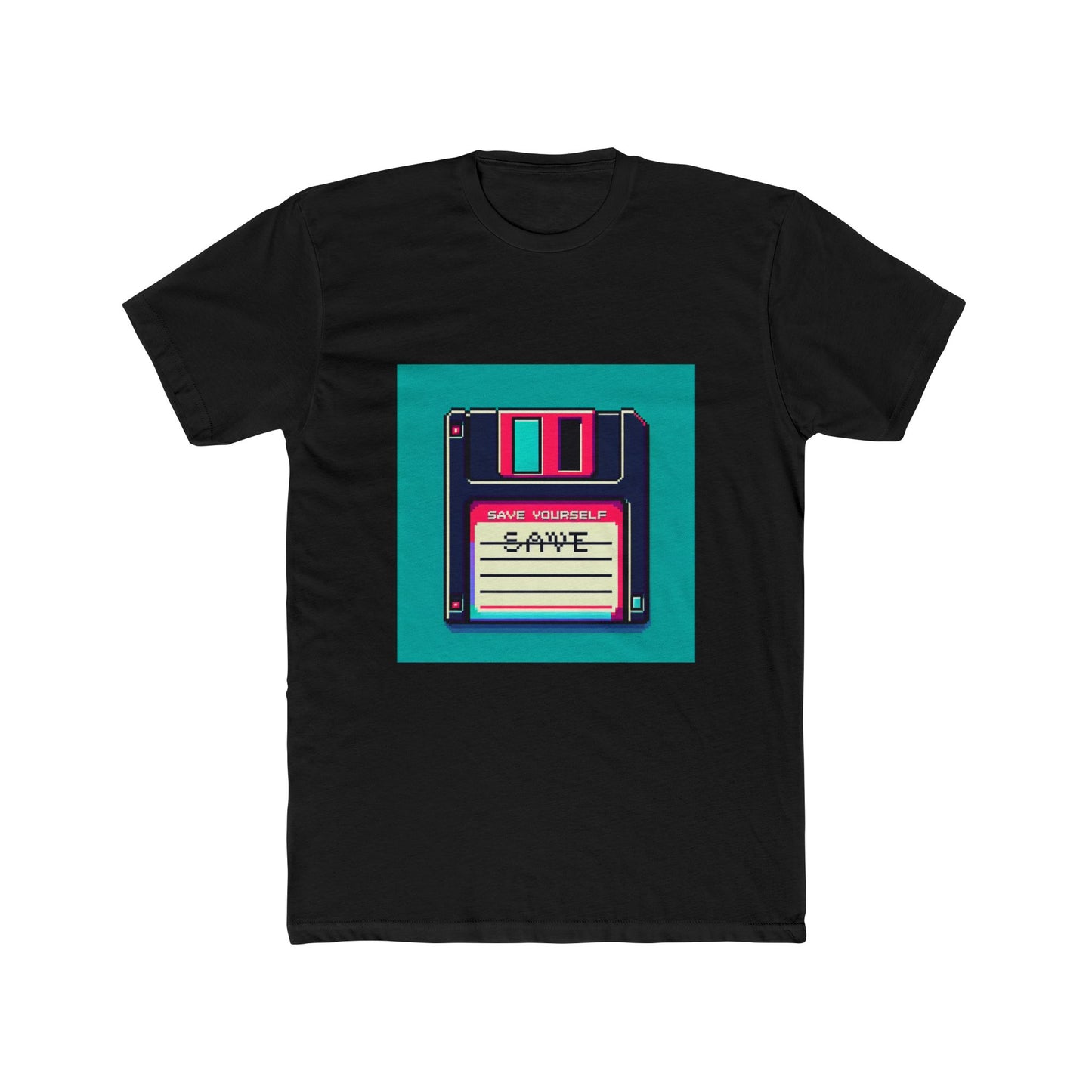 Floppy Fresh: Save Yourself in Retro Pixels! T-Shirt