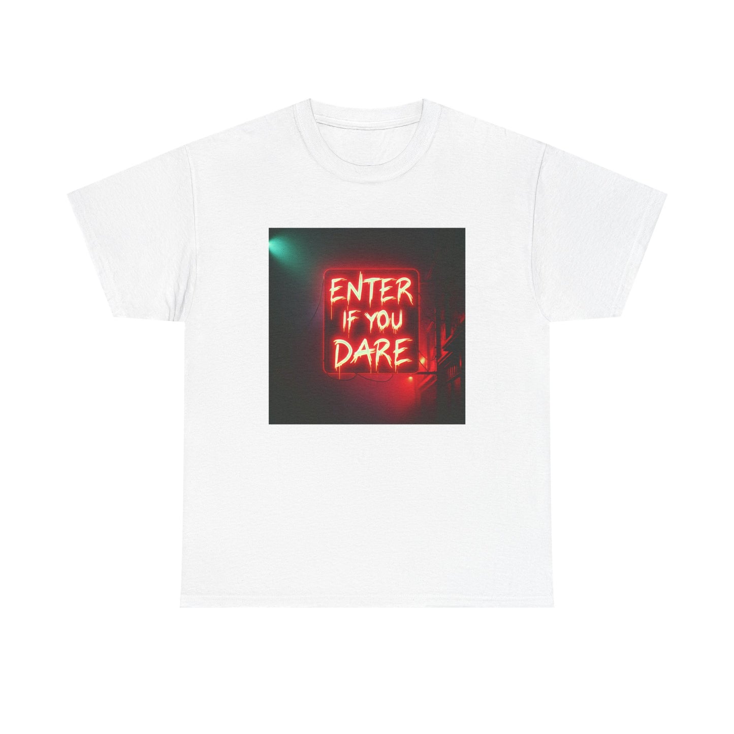 Dare to Enter: Neon Nightmare Awaits You T-Shirt