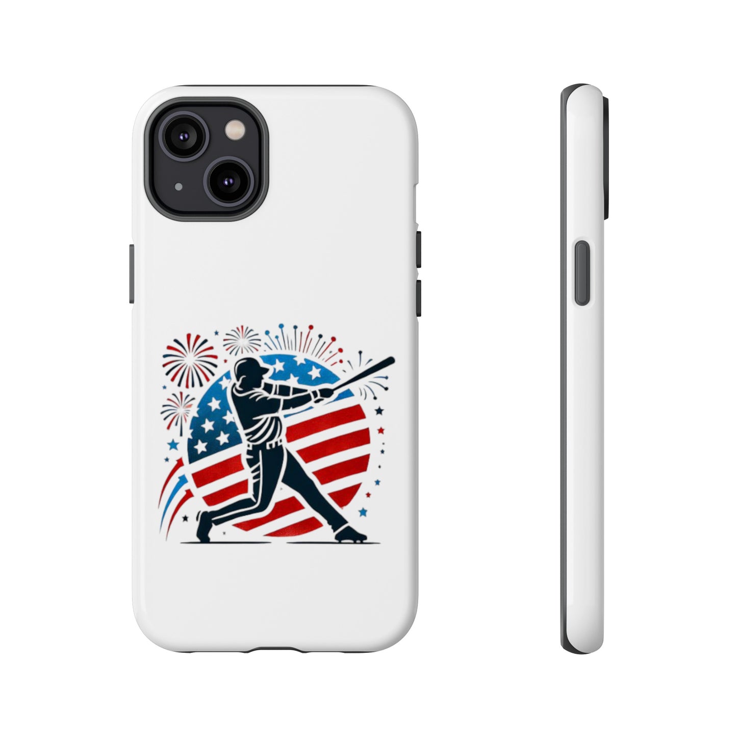 July 4th Baseball design Tough Cases