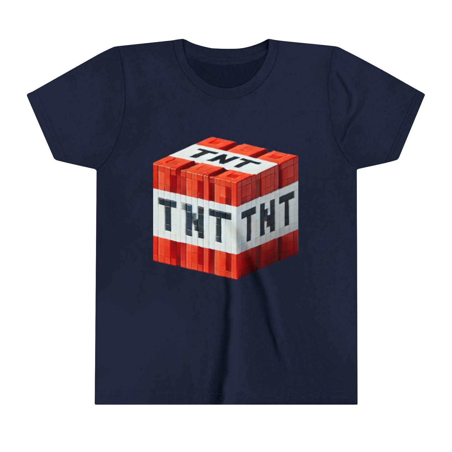 Minecraft TNT Design[Youth Short Sleeve Tee]