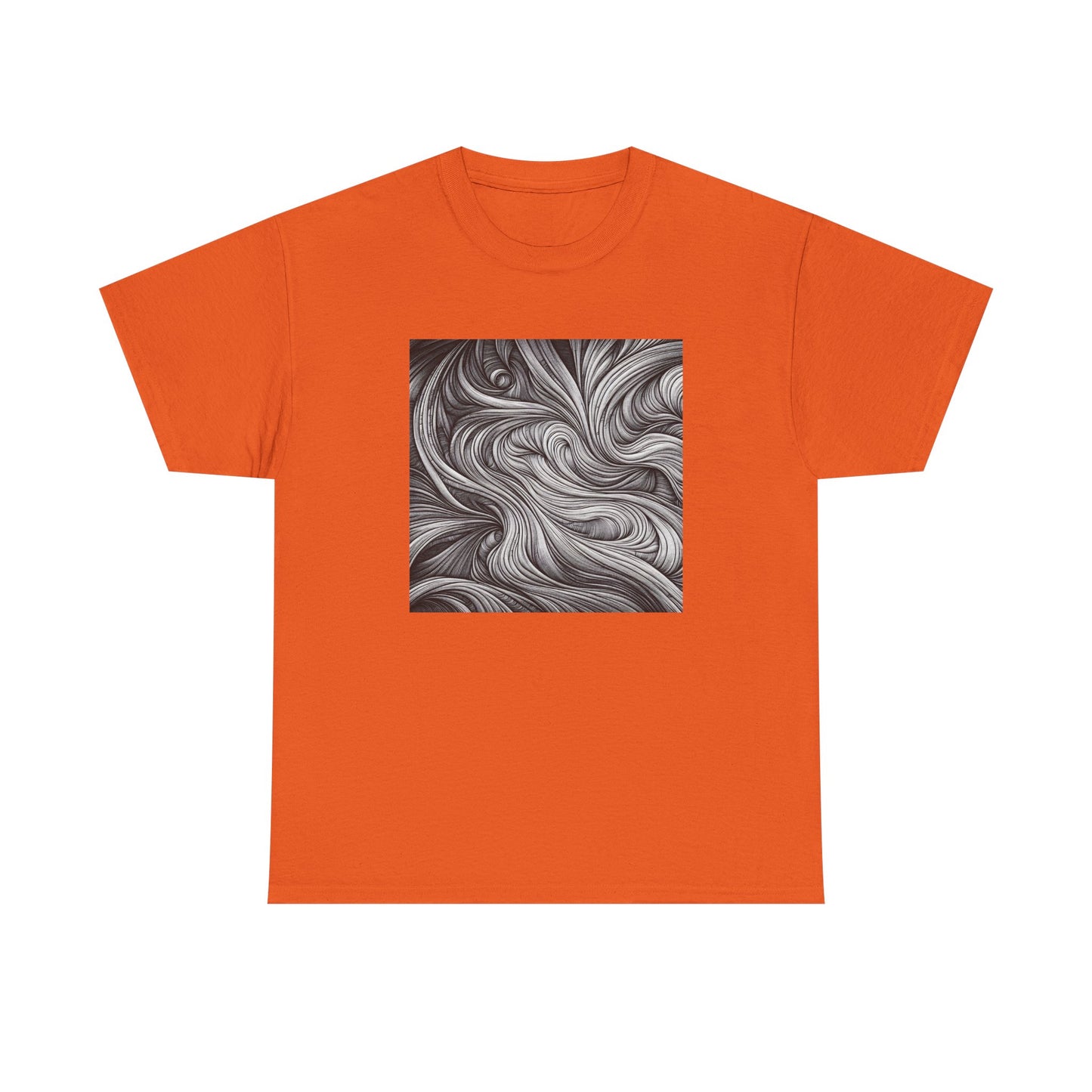 Flowing Lines: Art in Motion, Worn with Style T-Shirt