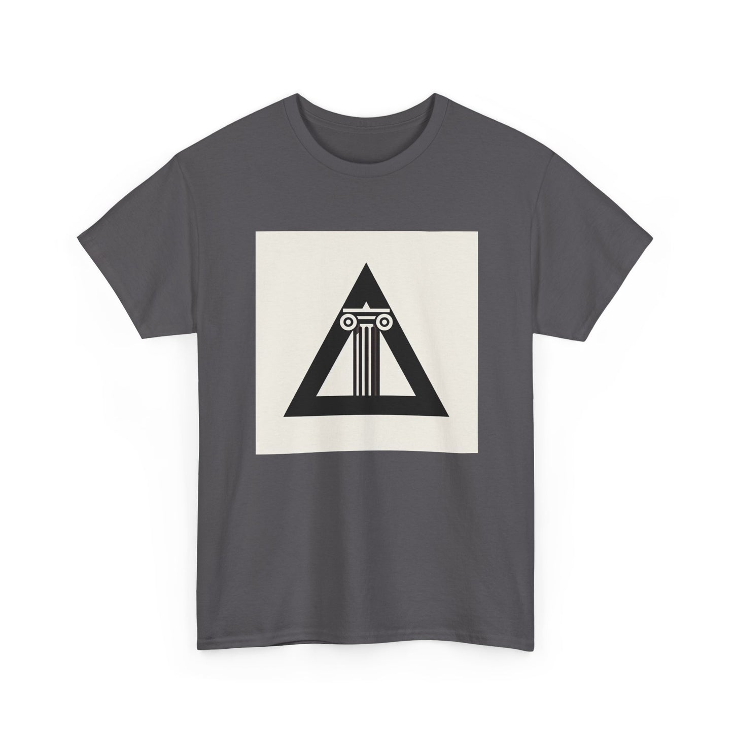 Timeless Pillars: Ancient Strength in Modern Frames T-Shirt