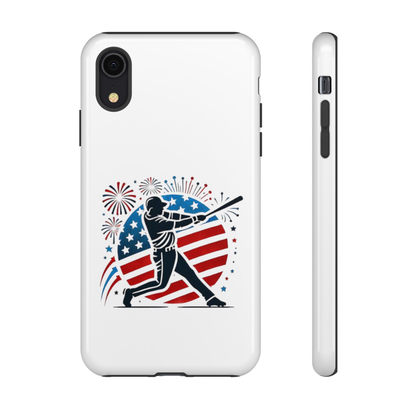 July 4th Baseball design Tough Cases