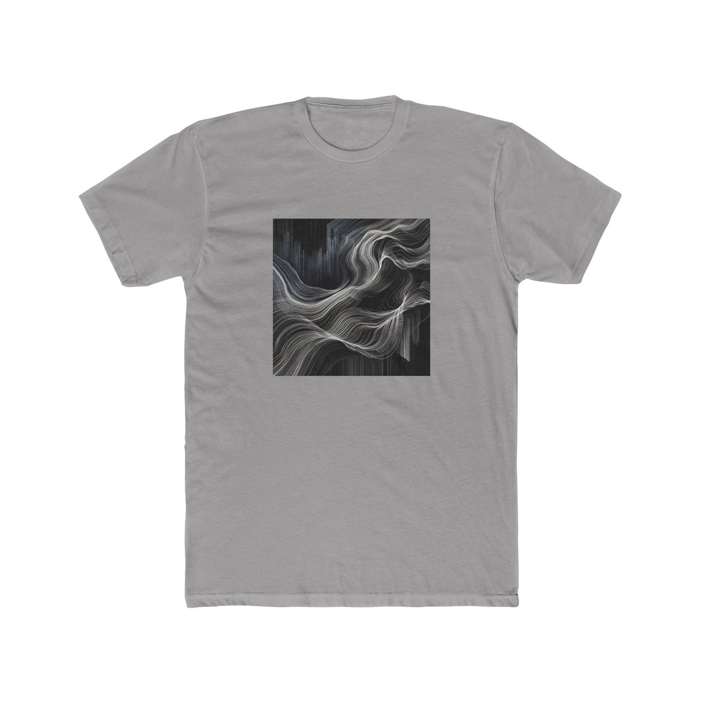 Flow Unleashed: Dynamic Line Art in Motion T-Shirt