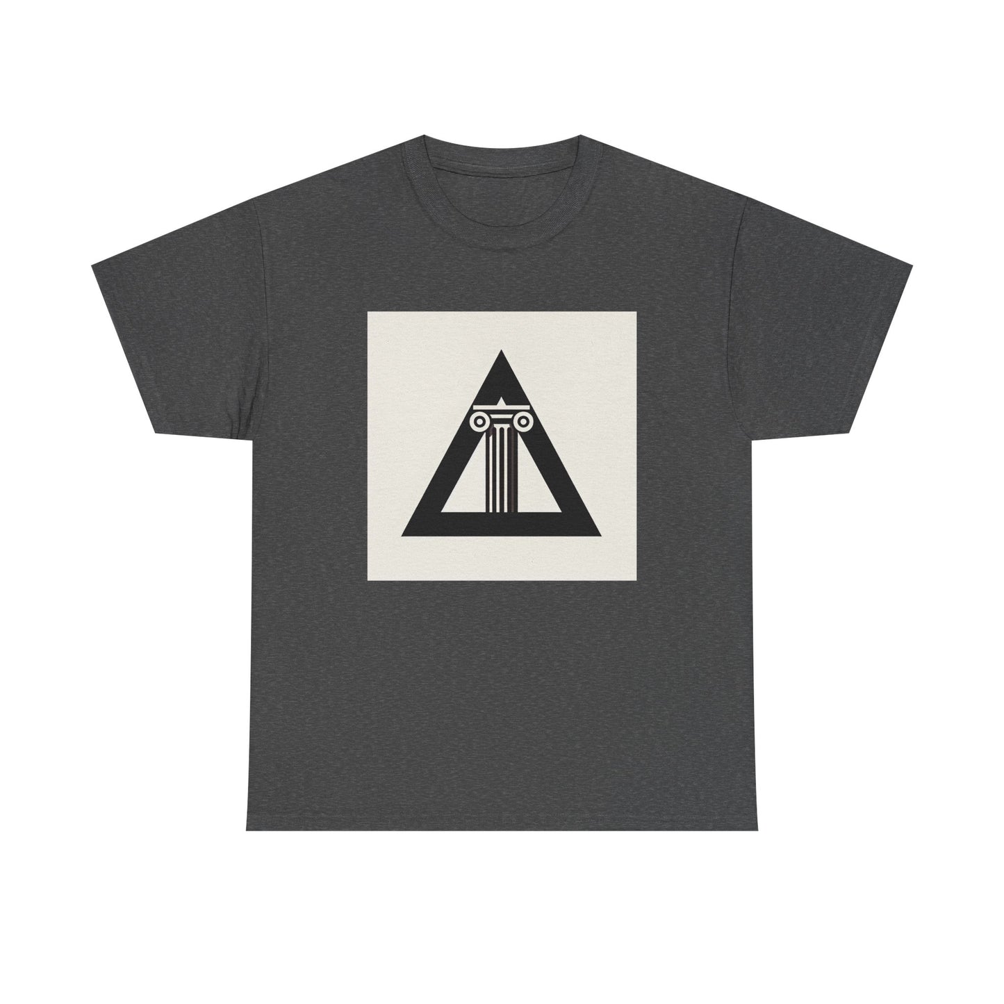 Timeless Pillars: Ancient Strength in Modern Frames T-Shirt