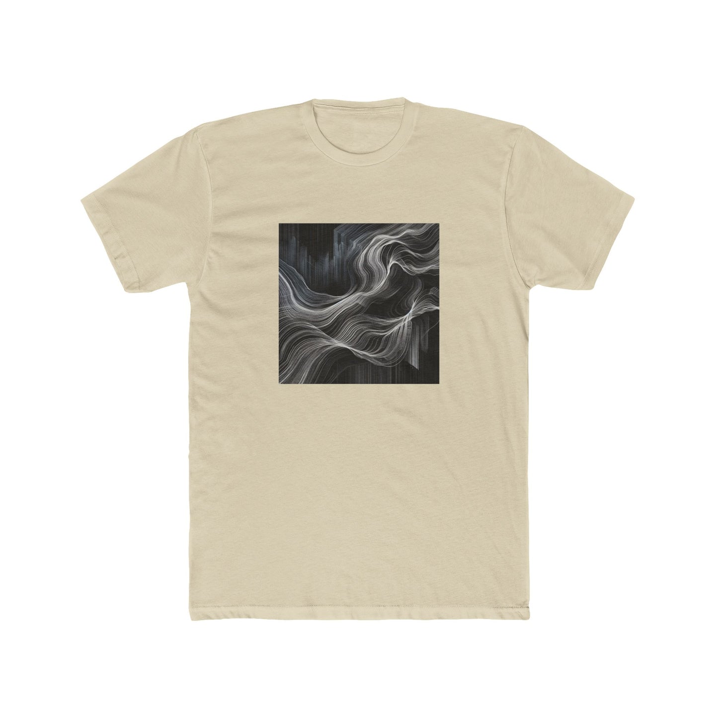 Flow Unleashed: Dynamic Line Art in Motion T-Shirt