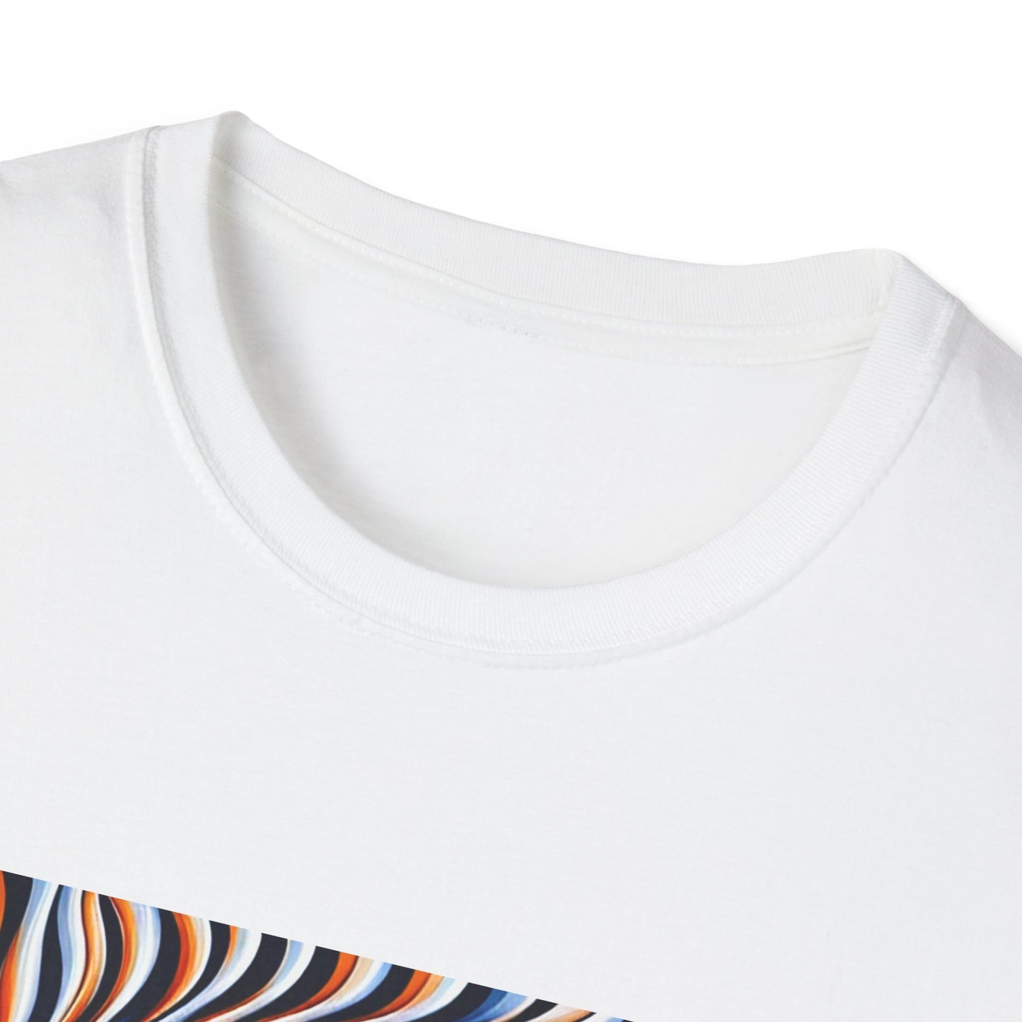 Sweet Swirl: Dive Into the Orange Illusion T-Shirt