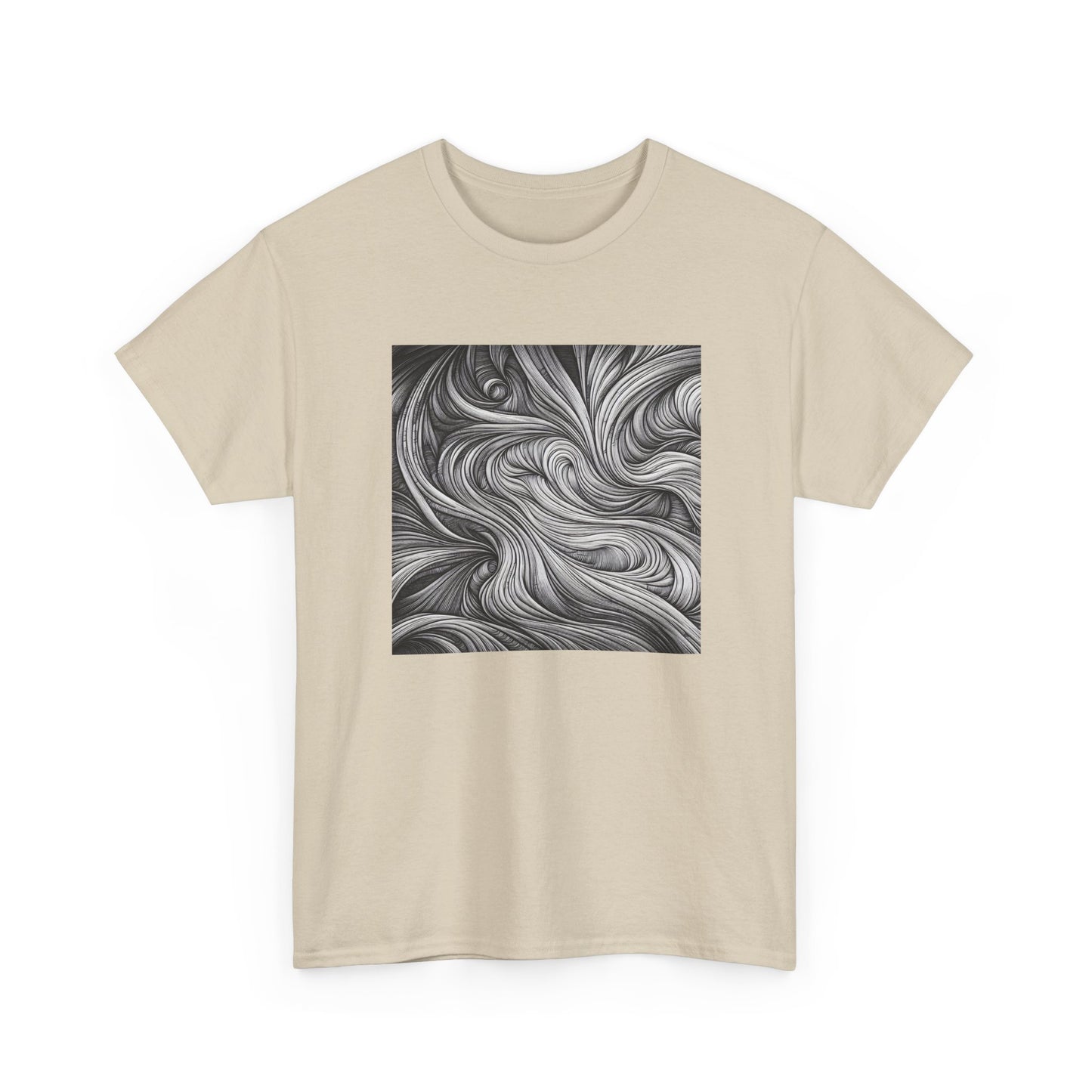 Flowing Lines: Art in Motion, Worn with Style T-Shirt