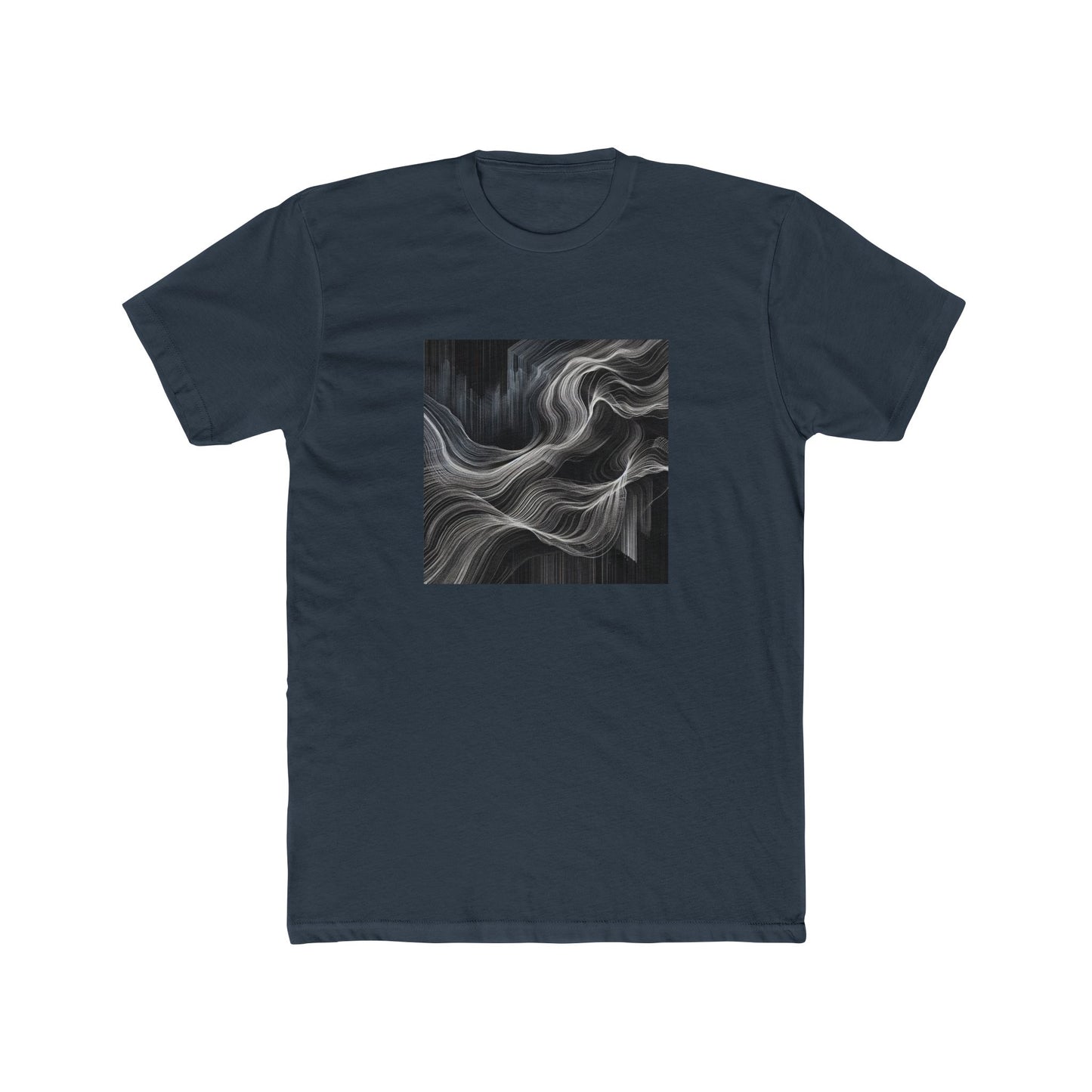 Flow Unleashed: Dynamic Line Art in Motion T-Shirt