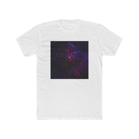 Celestial Currents: Galactic Waveform Network Tee T-Shirt