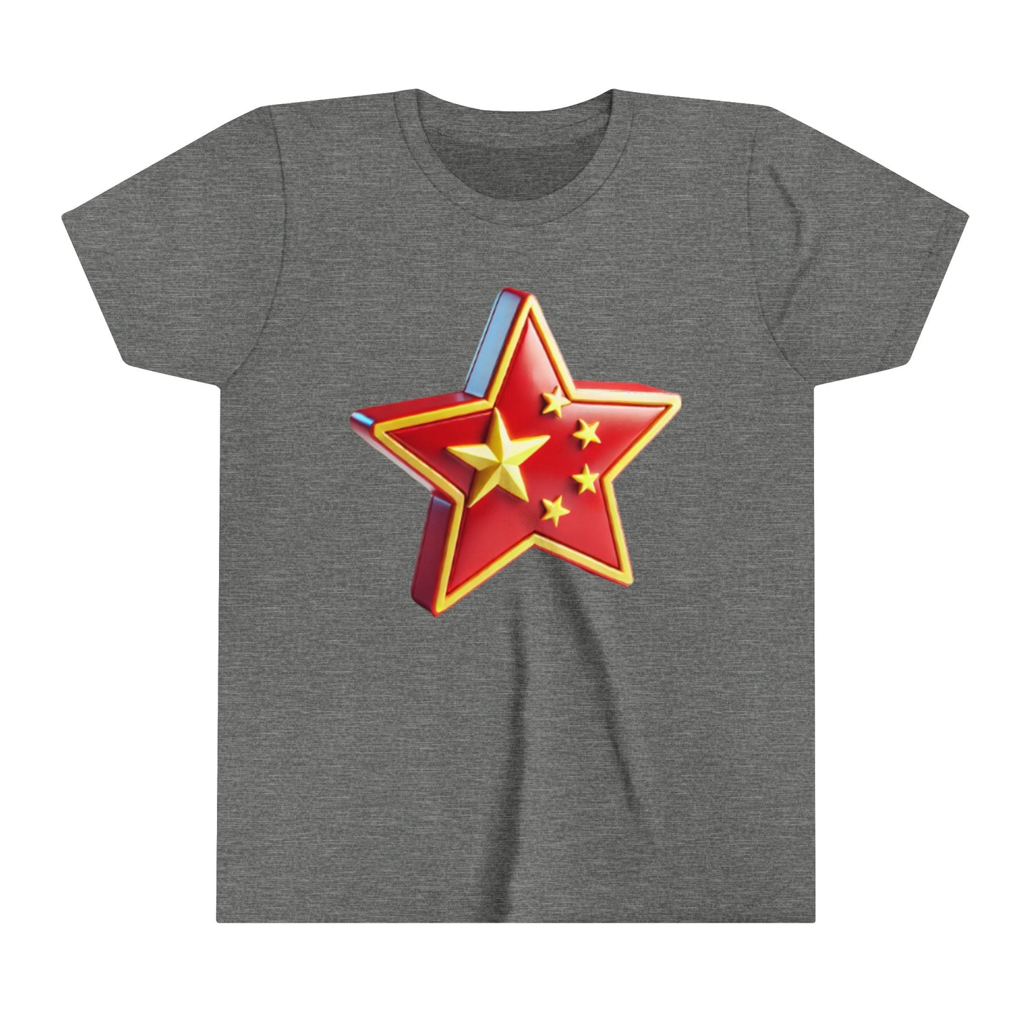 China flag Design(Youth Short Sleeve Tee)