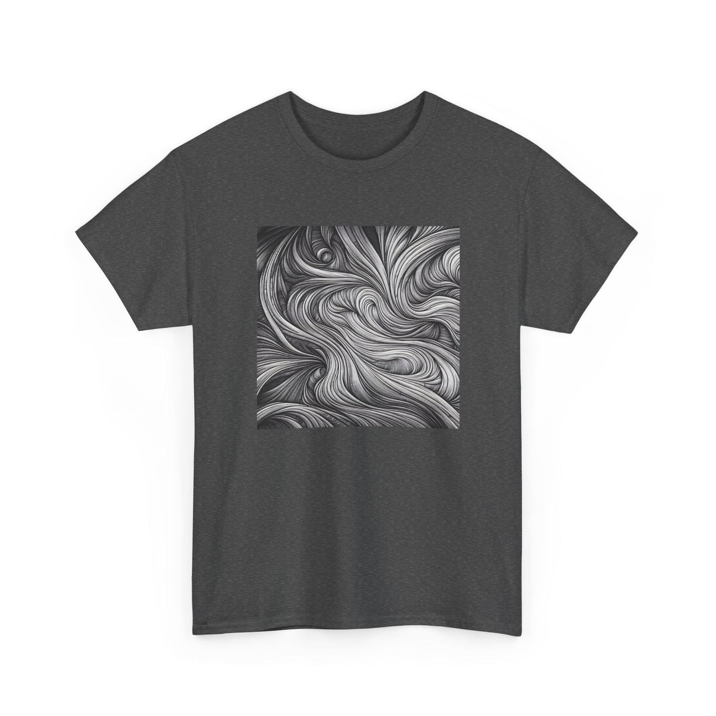 Flowing Lines: Art in Motion, Worn with Style T-Shirt