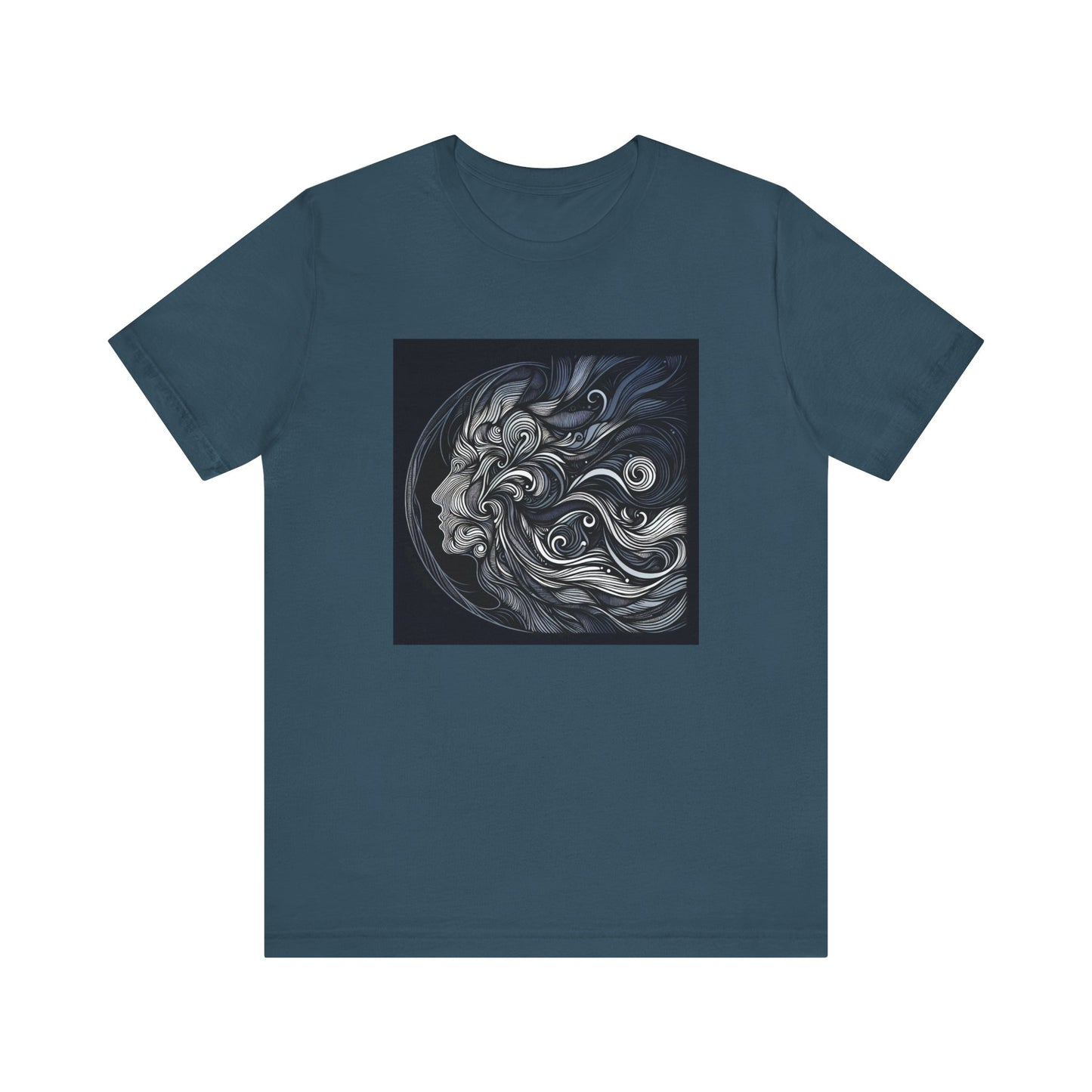 Flowing Lines: Wear Your Art in Motion T-Shirt