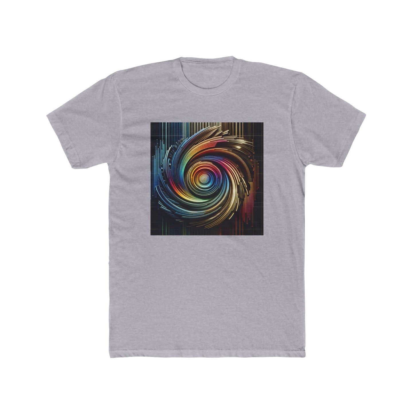 Radiant AI: Spiraled Spectrum Reflections Tee T-Shirt