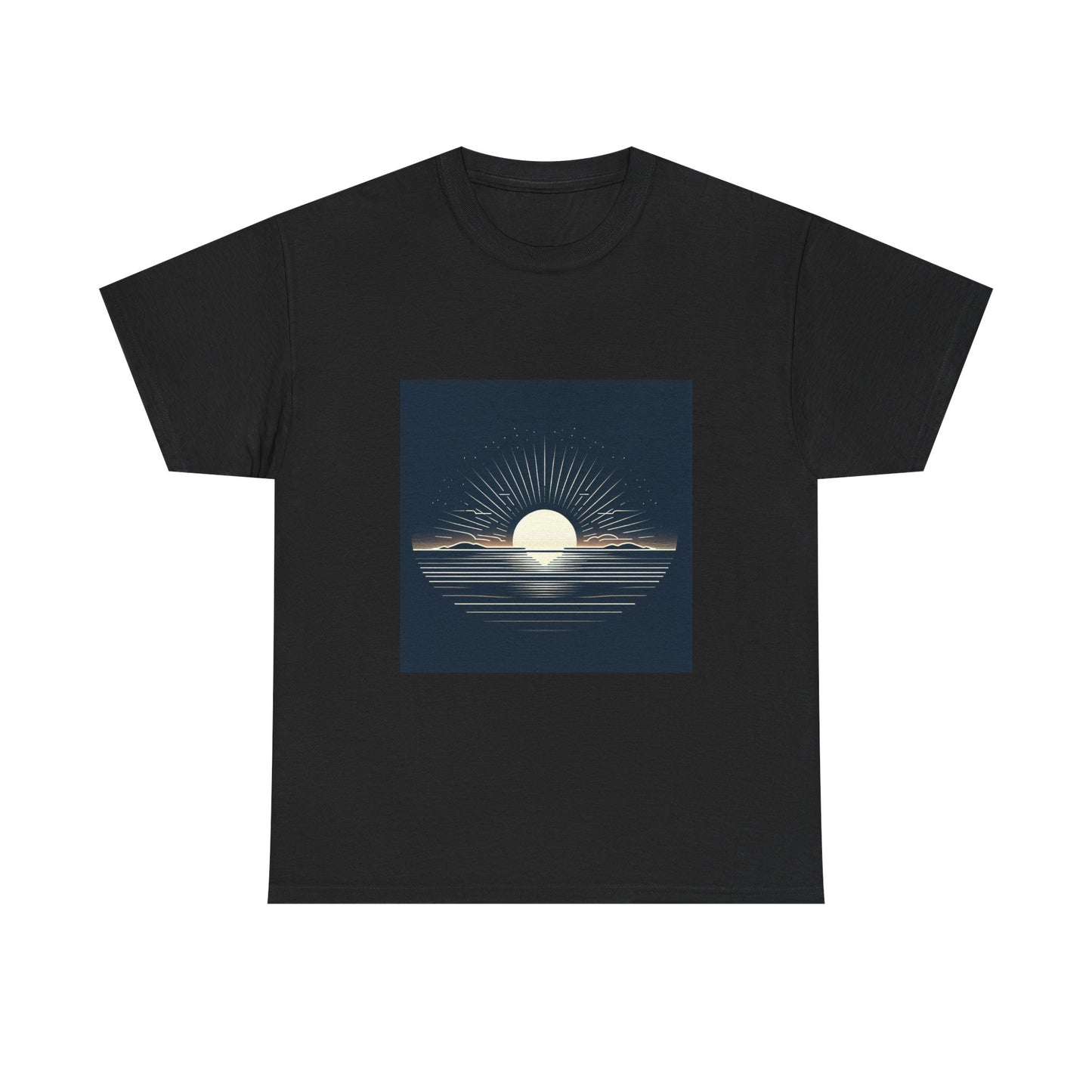 Rise and Shine: Horizon's Bold Vector Dawn T-Shirt