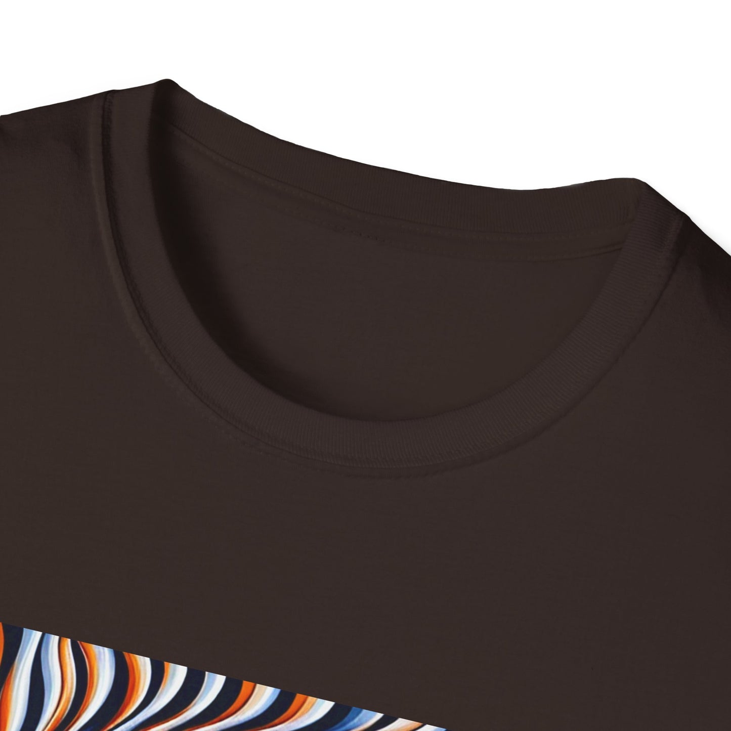 Sweet Swirl: Dive Into the Orange Illusion T-Shirt