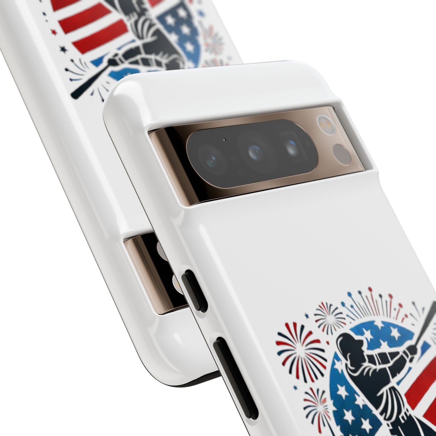July 4th Baseball design Tough Cases