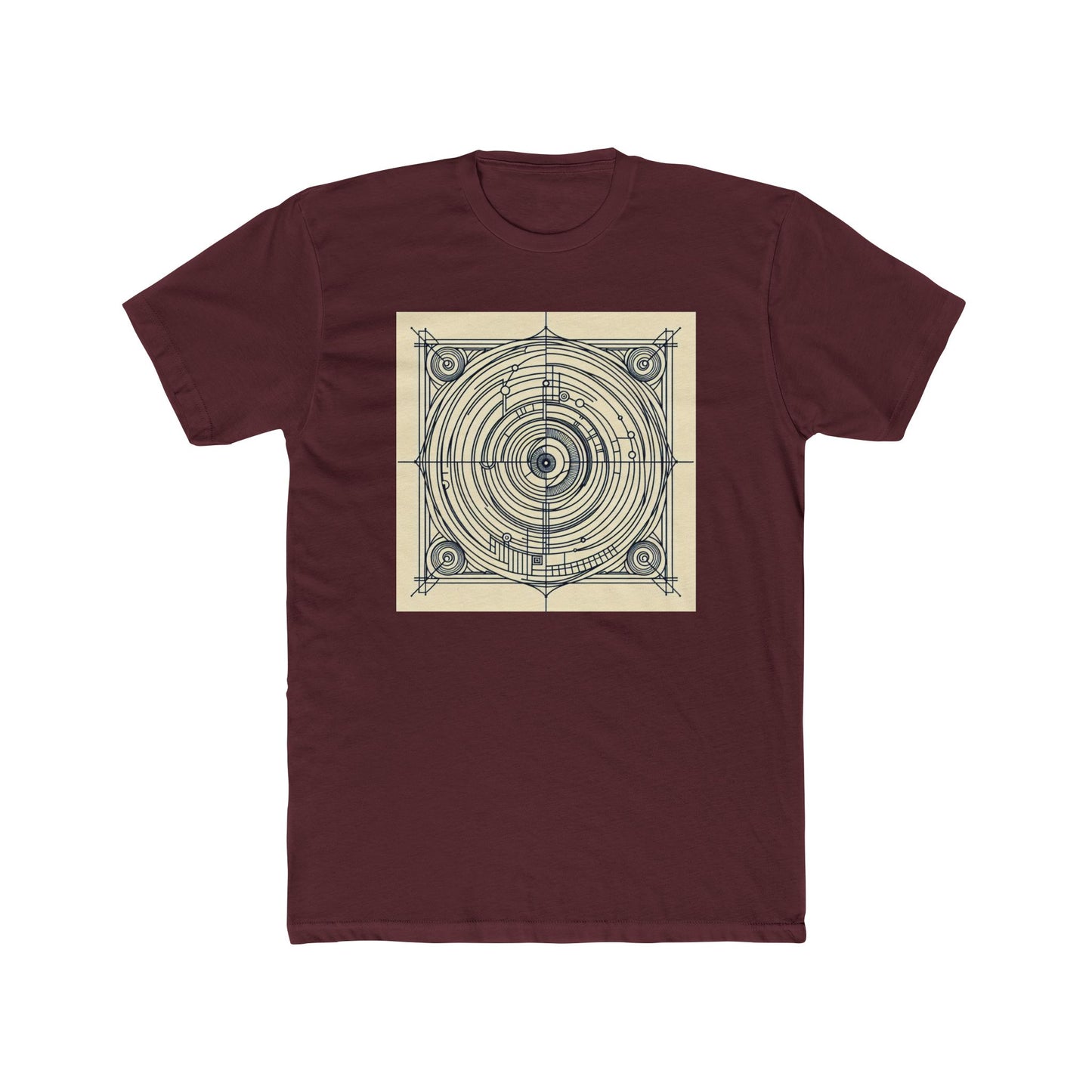 Spiral Symmetry: Geometry's Twirl on Your Tee T-Shirt