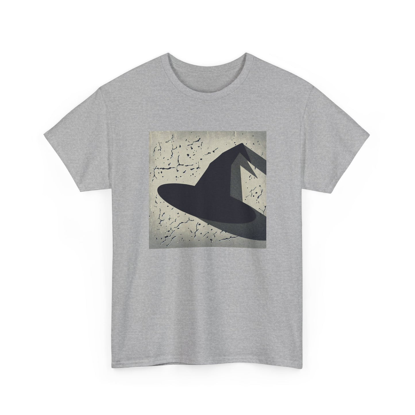 Whimsical Witchcraft: Shadows Cast on Textured Walls T-Shirt
