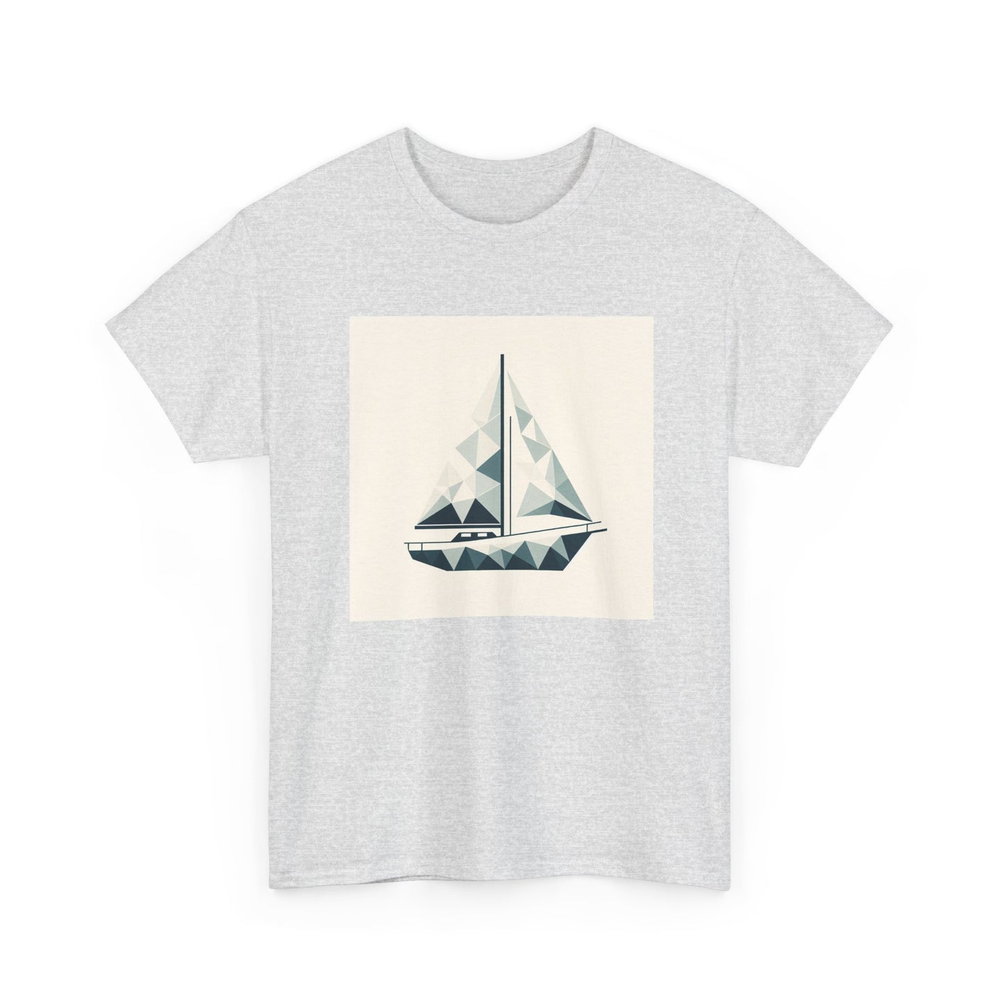 Sailing in Simplicity: Triangle Voyage Tee T-Shirt