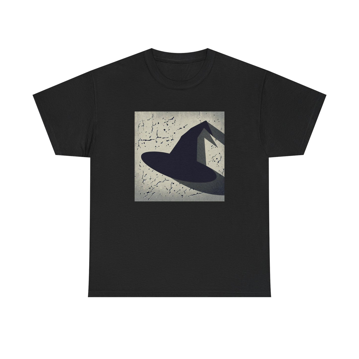 Whimsical Witchcraft: Shadows Cast on Textured Walls T-Shirt