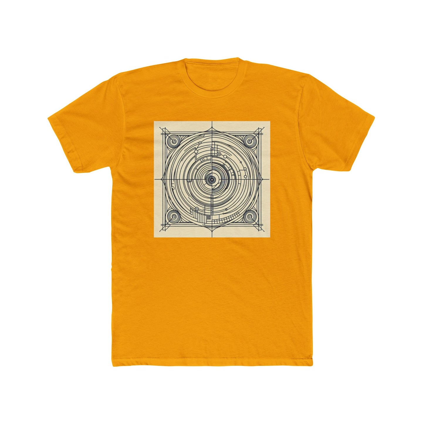 Spiral Symmetry: Geometry's Twirl on Your Tee T-Shirt