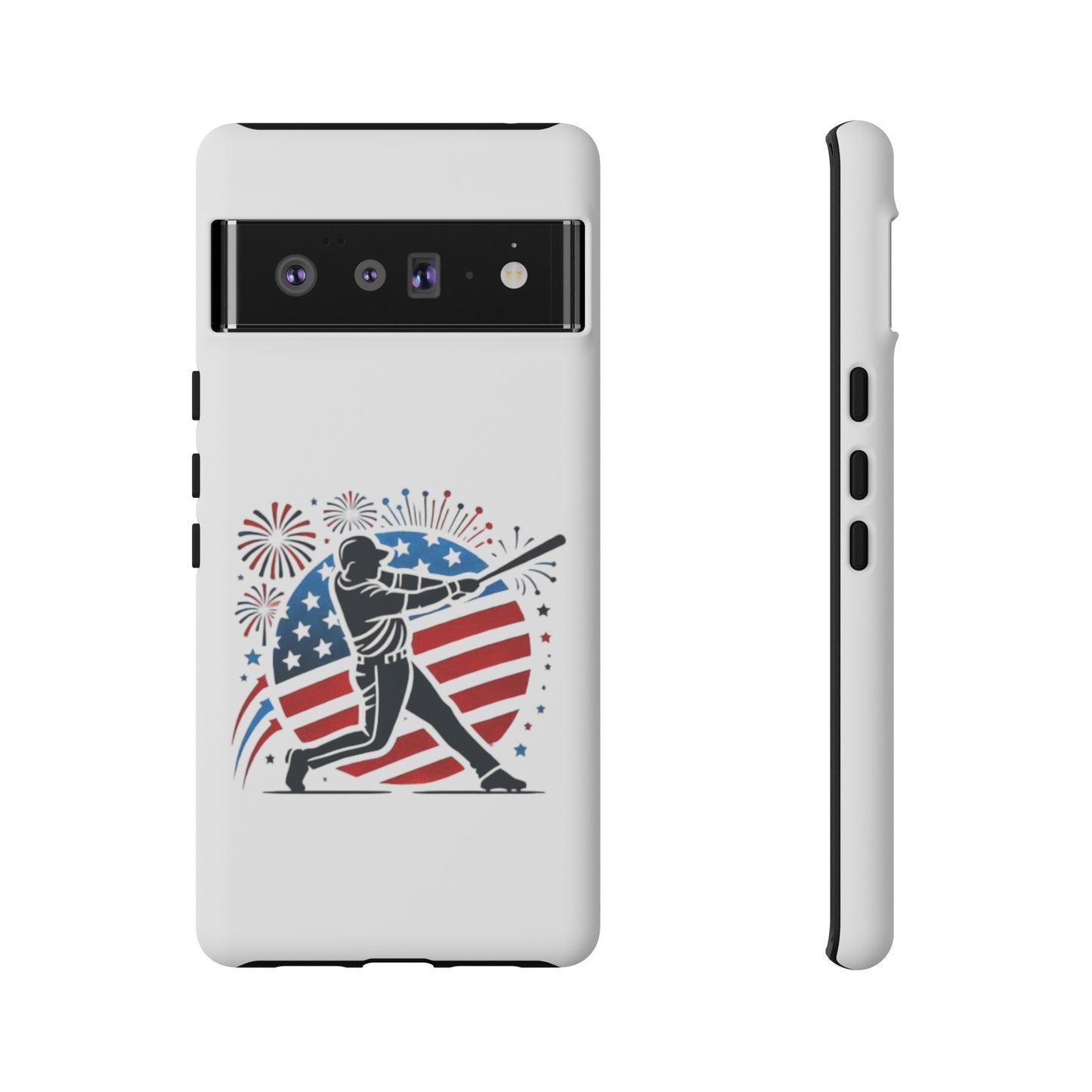 July 4th Baseball design Tough Cases