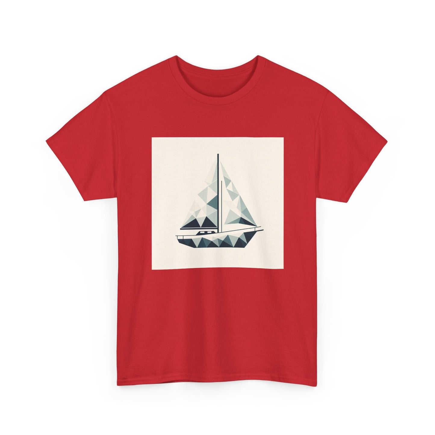 Sailing in Simplicity: Triangle Voyage Tee T-Shirt