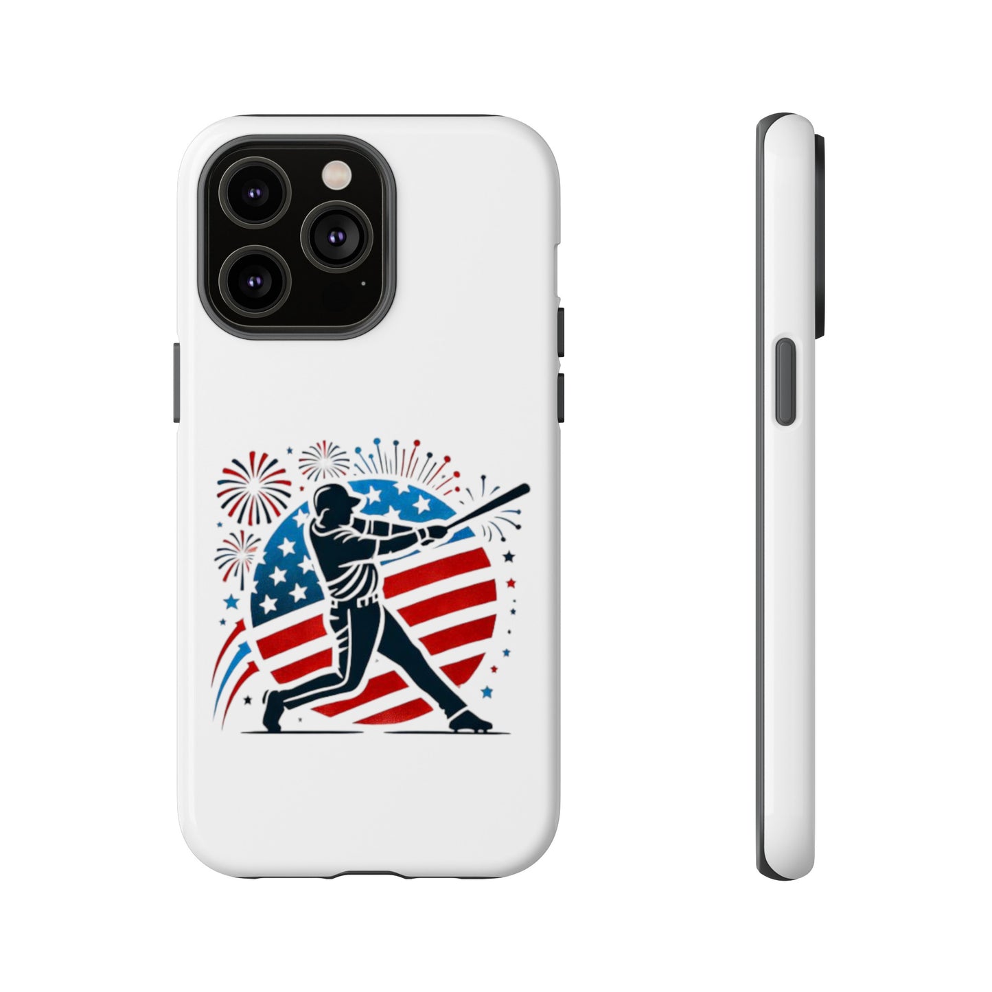 July 4th Baseball design Tough Cases