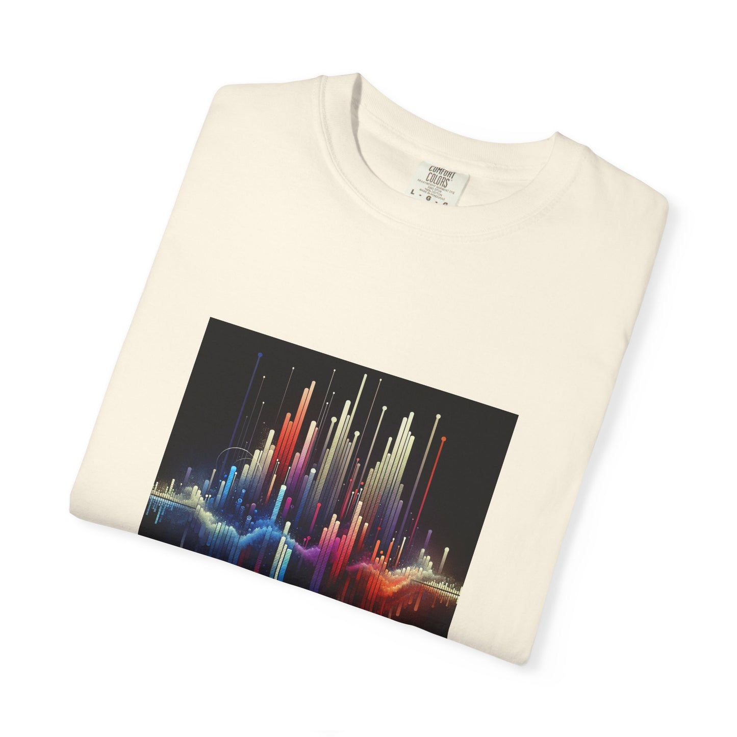 Symphonic Waves: Wearable Equalizer Art in Motion T-Shirt
