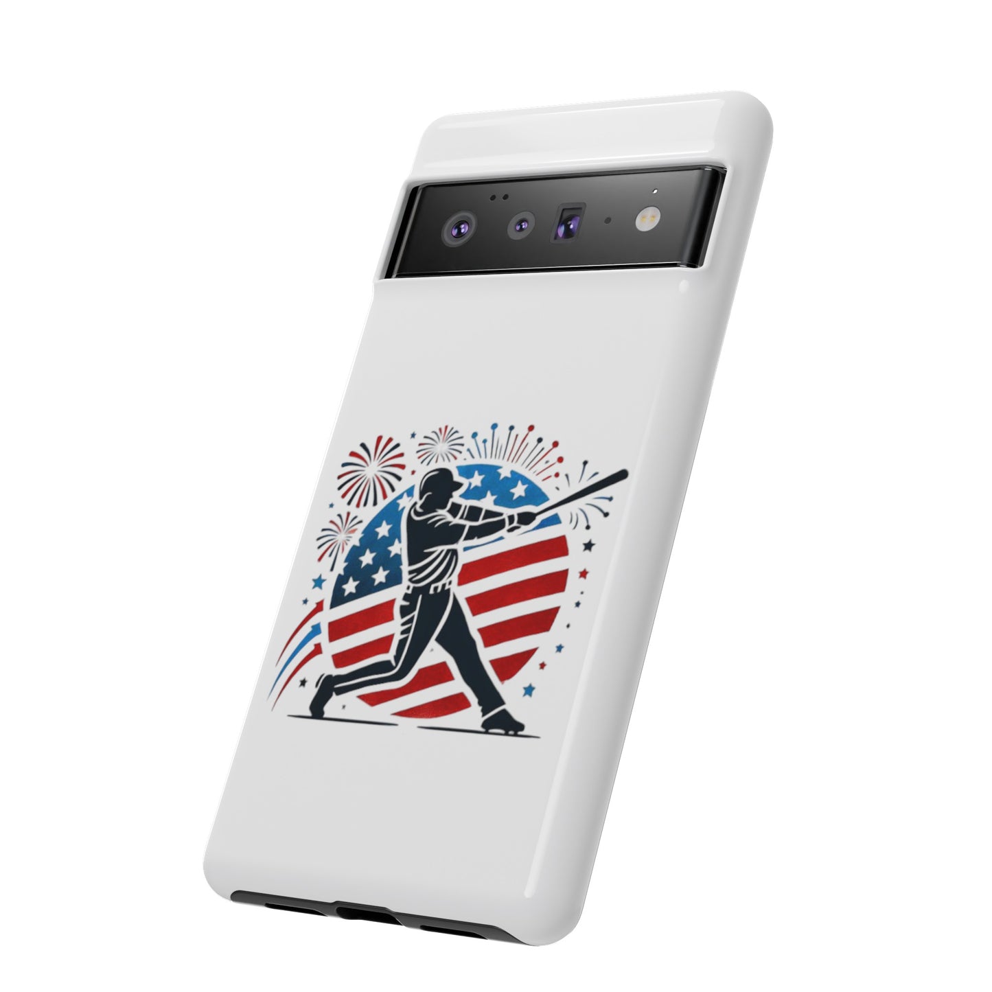 July 4th Baseball design Tough Cases