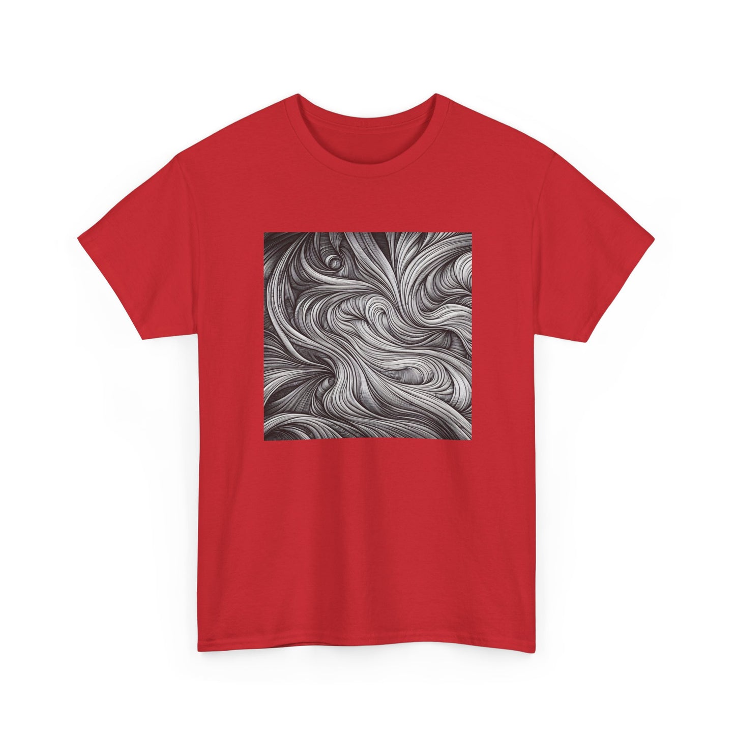 Flowing Lines: Art in Motion, Worn with Style T-Shirt