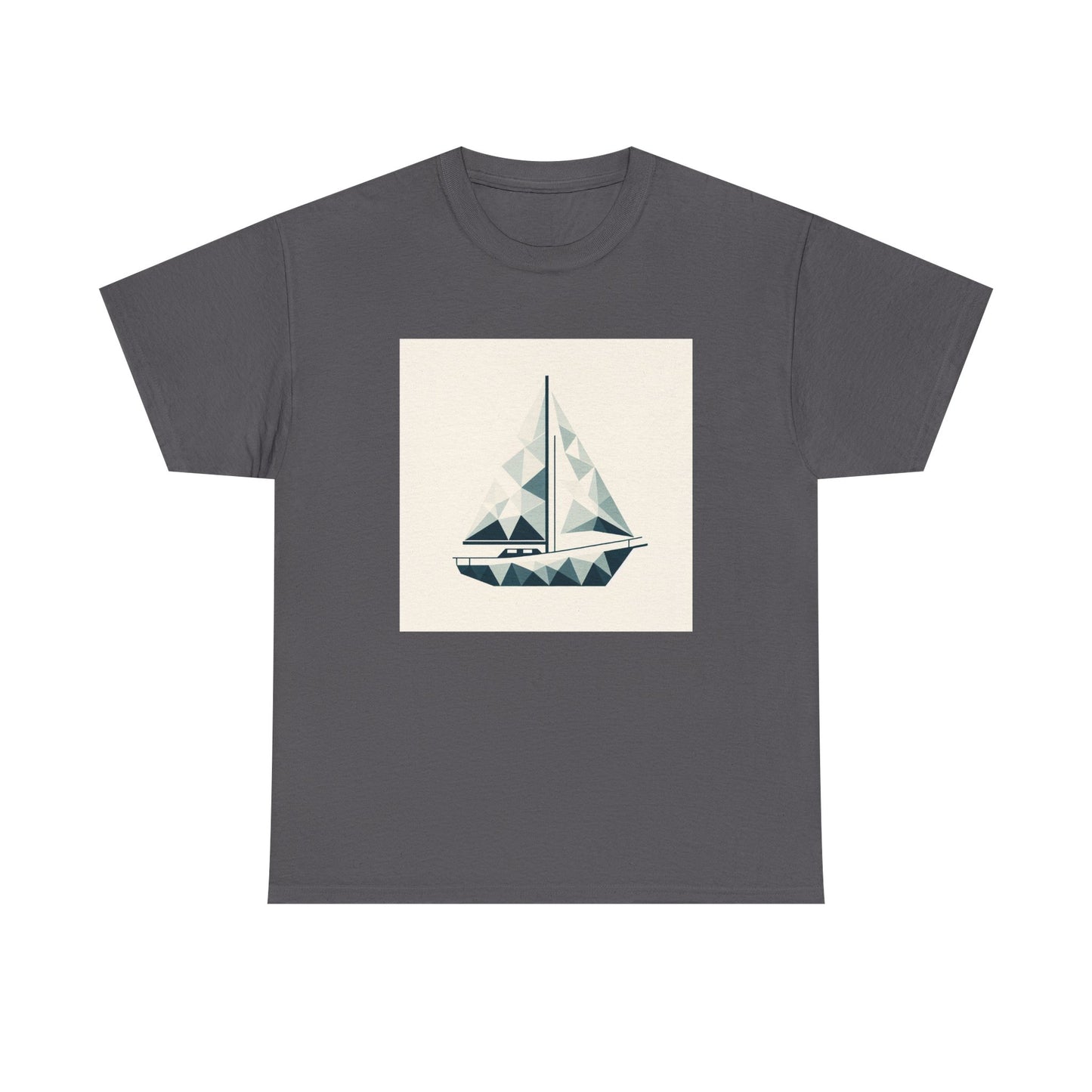 Sailing in Simplicity: Triangle Voyage Tee T-Shirt