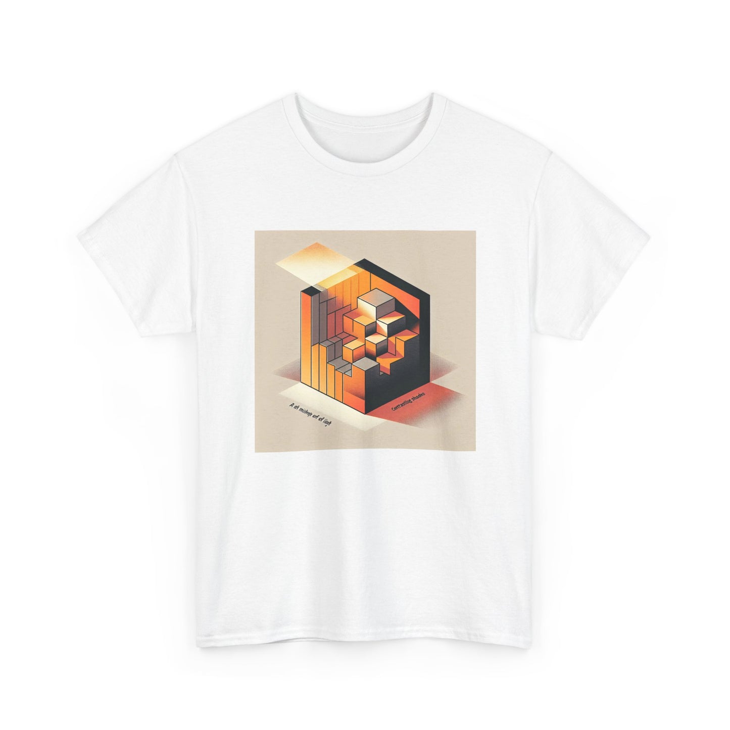 Step Up in Style: 3D Staircase Tee T-Shirt