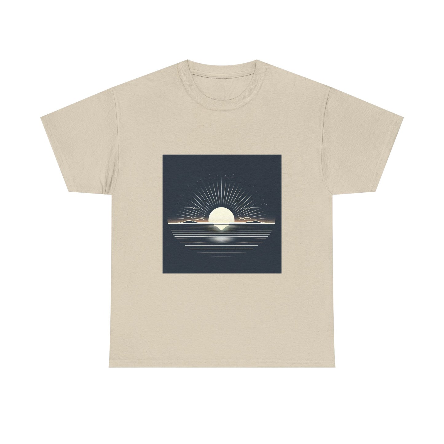 Rise and Shine: Horizon's Bold Vector Dawn T-Shirt