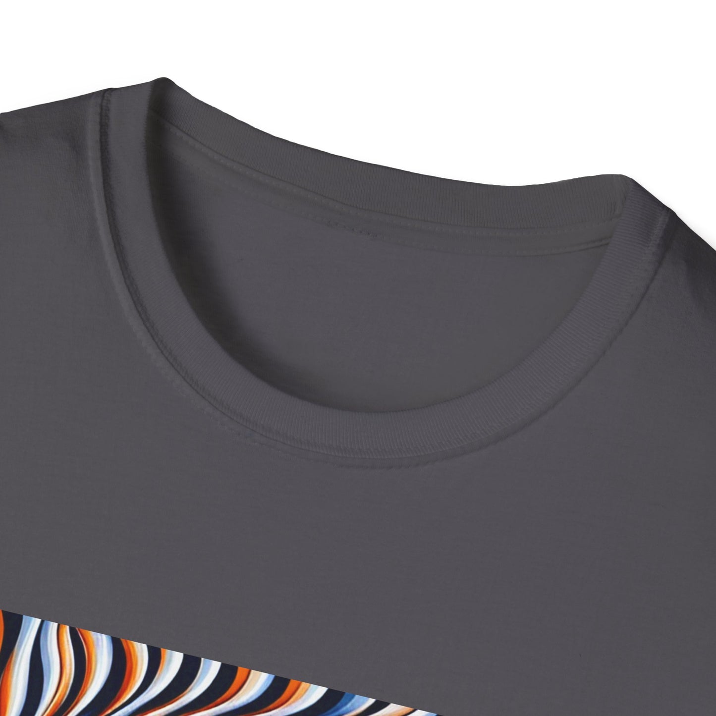 Sweet Swirl: Dive Into the Orange Illusion T-Shirt